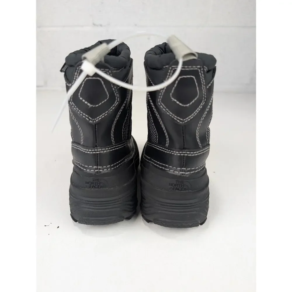 The North Face Youth 10 Alpenglow IV Black Snow Boots